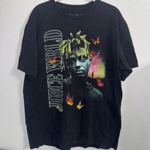 Juice WRLD Black Graphic Tee - Men's Short Sleeve